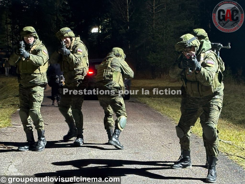Forces Armées pour la fiction - Parachutiste Russes - Groupe Audiovisuel Cinéma